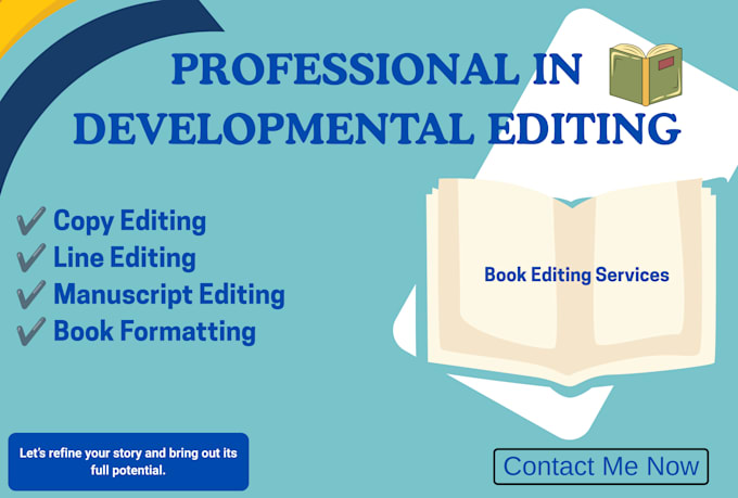 give line edit copy edit your manuscript for publication